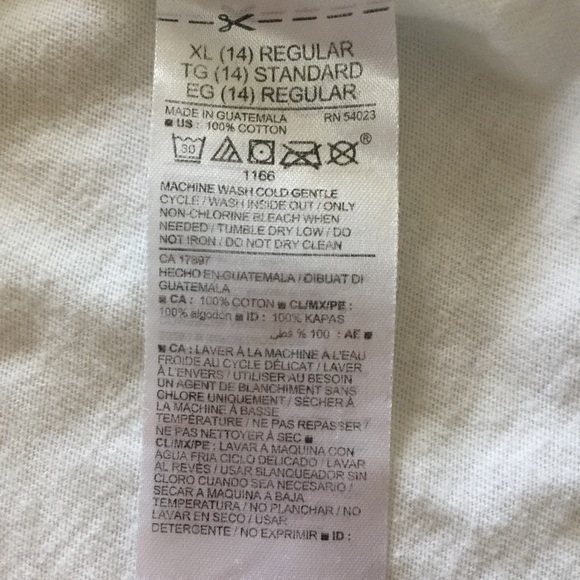 Old Navy Kids 14Y "Goals & Dreams" Graphic Tee - Picture 5 of 5